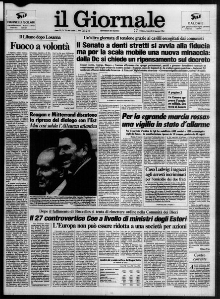 Il giornale : quotidiano del mattino